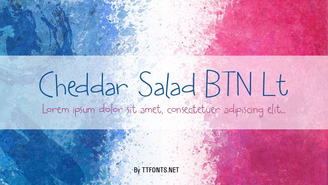 Cheddar Salad BTN Lt example